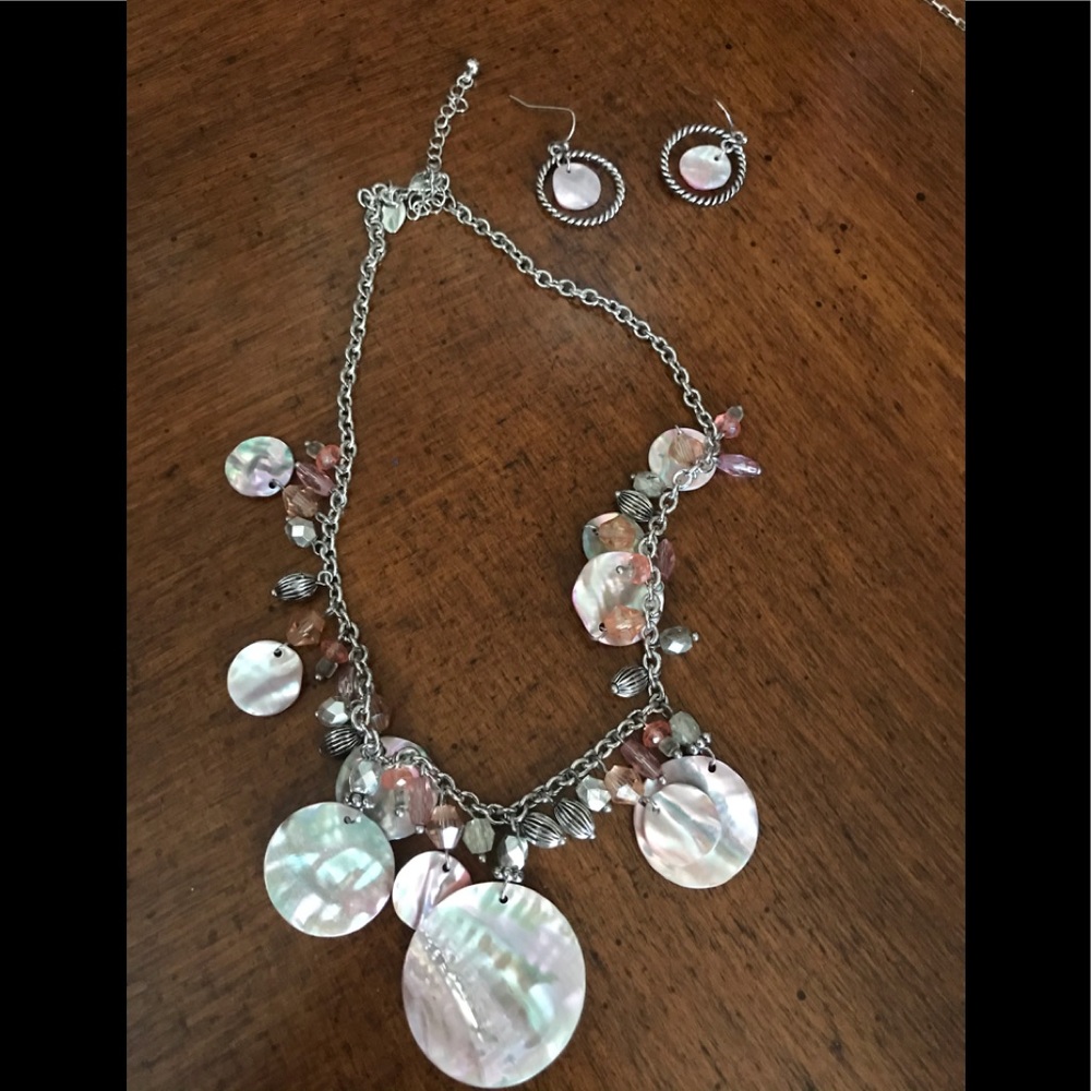 Necklace and earrings